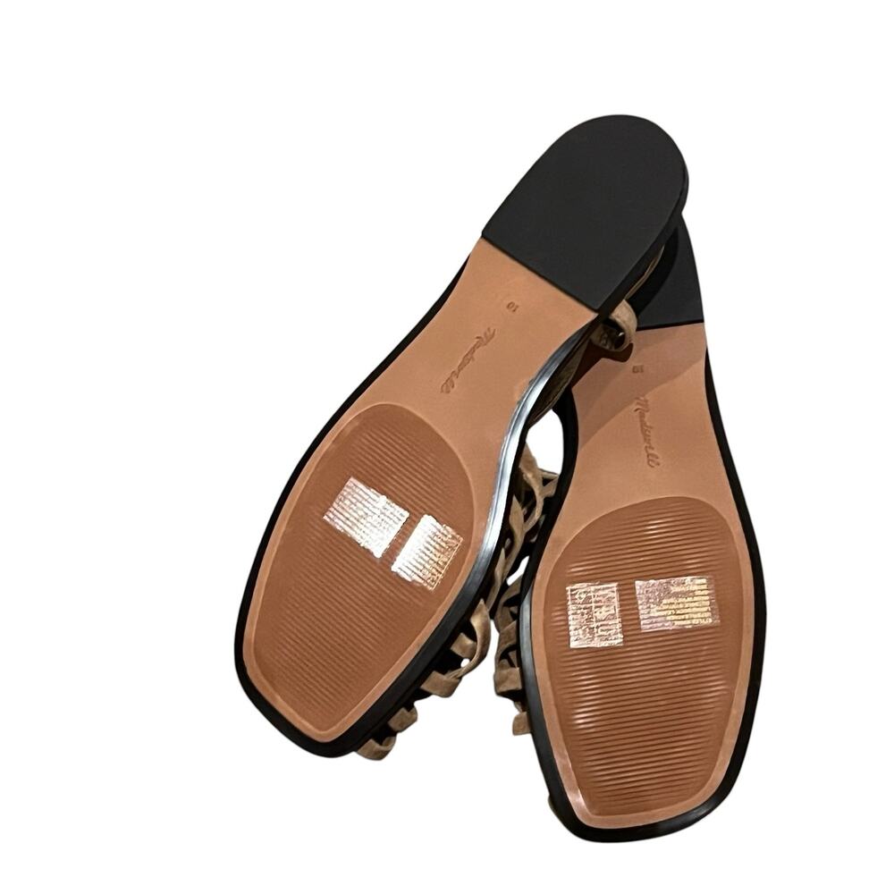 Madewell Womens The Milano Fisherman Sandal Comfort Leather Cumin Size 10 NWOB - Picture 8 of 11